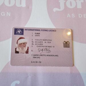 Santas Driving Licence