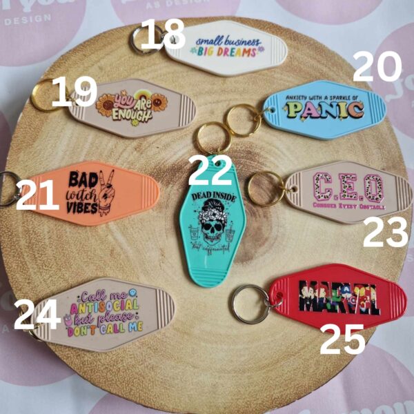 Motel Keyrings - Image 4