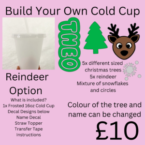 Build Your Own Christmas Cold Cup