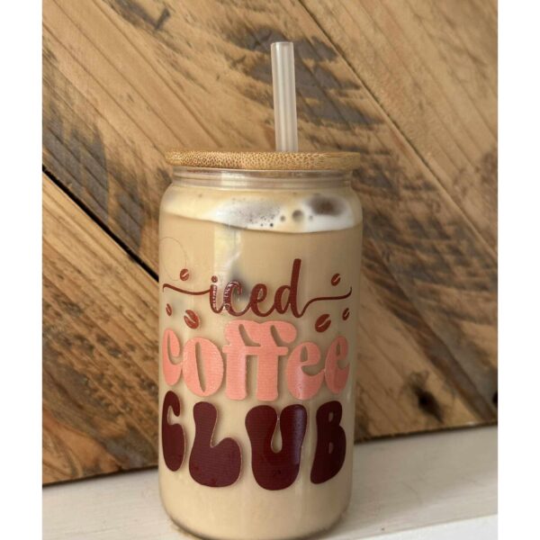 Ice Coffee Club Glass Can