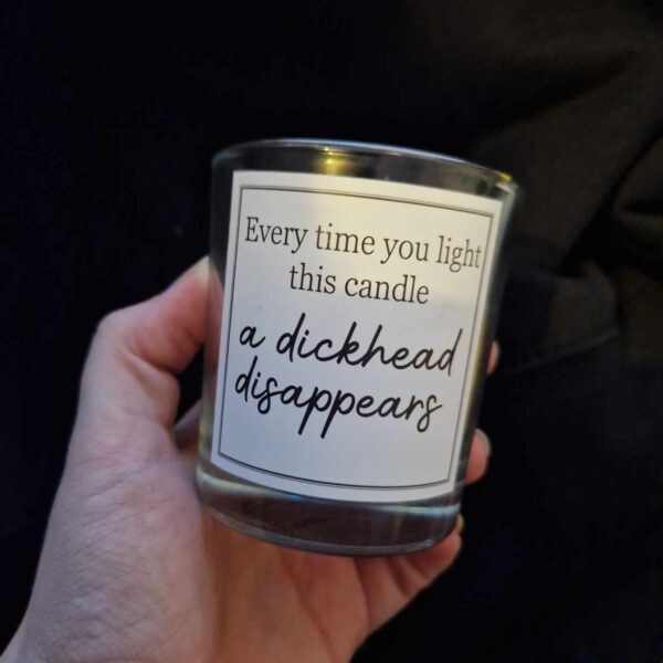 d!ckhead candle