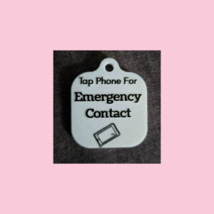 Emergency Contact Details Smart Keyring