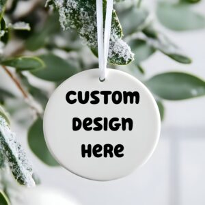 Custom Design Flat Bauble
